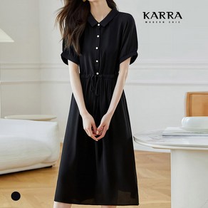 KARRA 카라스트링버튼원피스_A4M0255