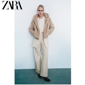 ZARA 자라 에코 퍼 후드 후리스 자켓