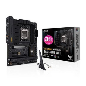 ASUS TUF Gaming B650-PLUS WIFI STCOM 에이수스 컴퓨터 게이밍 PC 메인보드 AMD CPU추천 MainBoad, 단품