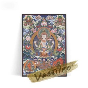 불교 그림 탱화 티베트 Thangkas 부처님 아트 인쇄 포스터 보살 초상화 캔버스 회화 종교 벽화 홈 장식, 6540