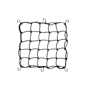 (고무네트 40x40-블랙) 오토바이 스쿠터 바이크 하이바 헬멧 그물망 네트, 블랙, 1개