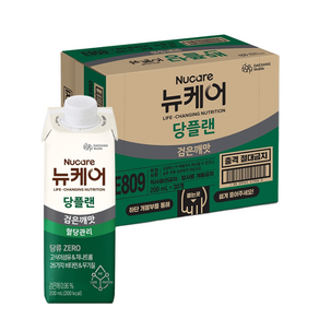 대상웰라이프 뉴케어 당플랜 검은깨맛 200ml 30팩+30팩 균형영양식, 30개