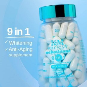 HeSkin NEKOTHIONE 9 in 1 by Kat Melendez 60 Capsules, 1개, 60정