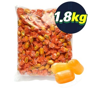 맛고을 New 제주감귤캔디 1.8kg 식품 > 스낵/간식 초콜릿/사탕/젤리/껌 캔디류 일반하드캔디, 1, 1개