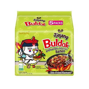 삼양 북미 짜장 불닭볶음면 Samyang Buldak Hot Spicy Chicken Ramen Noodle Koean Sti-Fied, 1개