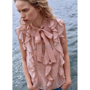 2Y5304 ZARA 여자신상 민소매 블라우스 스타일리시 9878123