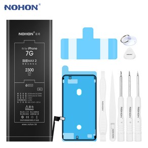 NOHON 노혼 iPhone 6S 6 7 8 Plus iPhone X SE 2020 SE2 5S 5C 5 XR XS Max 교체 배터리 용 NOHON 배터리, Fo iPhone 6 2350mAh, 1개