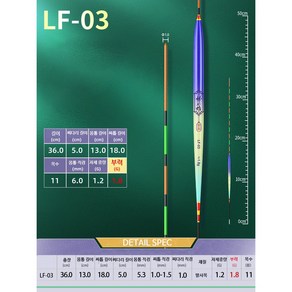 LF 초영웅 내림 소꼬즈리 발사목 바닥 중층 올림 낚시 주간찌 민물찌 가는 찌 긴 몸통 짧은 다리