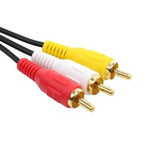 NX-3RCA010 (1m) 3RCA M to M 3선 케이블 (NX440), 1개