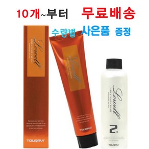 뚜라비 로웰 칼라 염모제 (염색약150g+산화제150ml) 흰머리염색 새치멋내기 밝은염색 대용량 - 미용실용