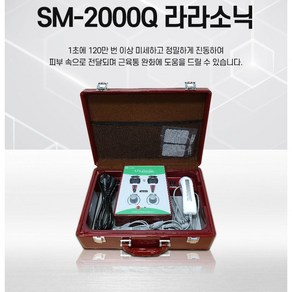 라라소닉(SM-2000Q) 초음파 마사지 근육통완화 피부마사지, 1개