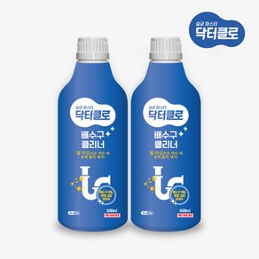 엔오엔 닥터클로 배수구클리너 세정 살균 99.9%, 2개, 500ml