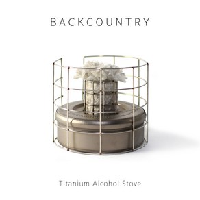 [BACKCOUNTRY] 백컨트리 티타늄 (Titanium) 알코올 스토브 유니크, 1. 티타늄 알코올 스토브 - 유니크, 1개