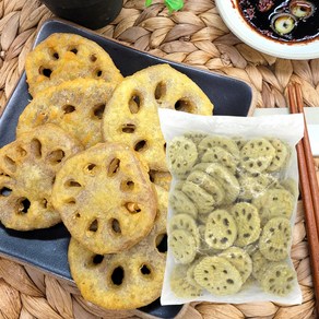 냉동 연근튀김 채소튀김 이자카야안주, 1개, 1kg