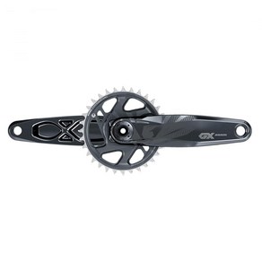 스램 SRAM GX Eagle Supeboost+ 크랭크세트 - 175mm 12단 속도 32t 직접 마운트 더브 스핀들 인터페이스 루나