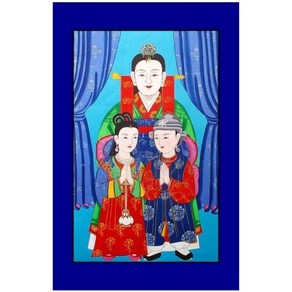 종교 큐빅 탱화 비즈 대형 그림 만들기 호구별상마마 보석십자수 재료 세트 diy, 70x105cm 전체 원형 큐빅, 1개