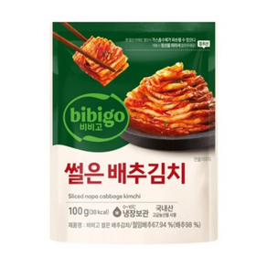 비비고 썰은 배추김치, 100g, 10개