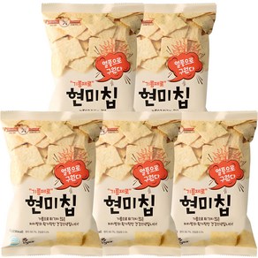 기름제로 국산 현미칩 과자, 60g, 5개