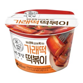 CJ 아이간식 쫀득한 미정당 가래떡 떡볶이 (용기형), 1개, 310g