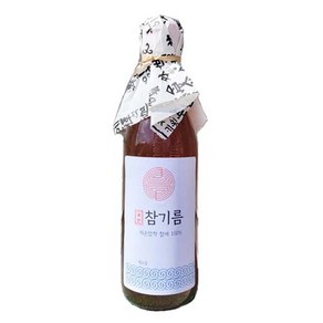 국산 저온압착 방앗간 참기름 350ml