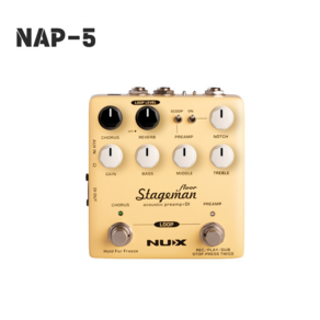 NUX Stageman Floor/어쿠스틱프리앰프+DI+루퍼(NAP-5)