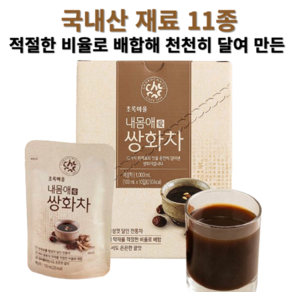 국내산 재료로 천천히 달여 만든 내몸애 쌍화차 초록마을, 1개, 10개입, 100g