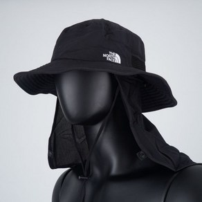 [국내정식매장] 노스페이스 등산 모자 ECO LIGHT SHIELD HAT - BLACK 트레킹 부니햇 정글모 차양 햇빛가리개, M