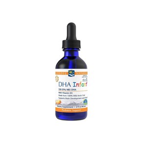 노르딕내추럴스 DHA Infant 유아용 1050mg EPA 60ml 콜레스테롤 비타민A 비타민D3, 1개