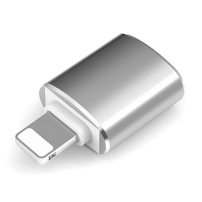 셀인스텍 아이폰 OTG젠더 Lightning to USB Adapte 메모리연결, 1개, 2cm