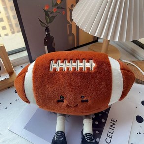 축구공 인형 남자친구 운동 커플 선물, 럭비(18cm), 1개