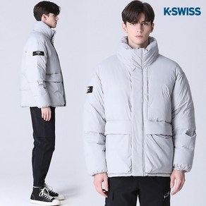 케이스위스 K-SWISS 토니 솔리드 덕다운 숏 패딩 점퍼