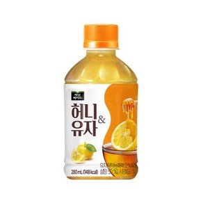 미닛메이드 허니유자 280ml x 24개 유자차 꿀차 음료수