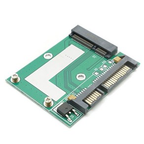 티테크 mSATA to SATA(7+15) 변환 컨버터 T-MS2S-PCB Mini SATA SSD를 SATA 사이즈로 변환