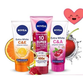 니베아 엑스트라 화이트 비타민 C E 로션 NIVEA EXTRA WHITE C&E 180 ml