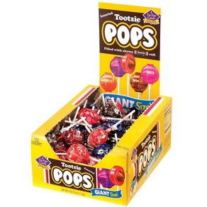 Tootsie Pops 투시팝스 캔디 큰막대사탕 72개입, 1개, 혼합색상