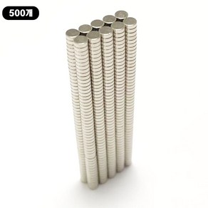 ND 지름 3mm x 두께 1mm 네오디움 원형자석 [제이스샷], D3*1T, 500개