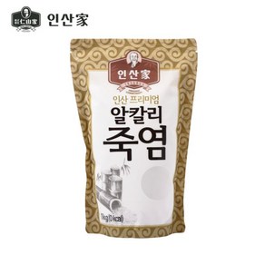 [인산가] 4회 프리미엄 알칼리 죽염 분말1kg, 1kg, 1개