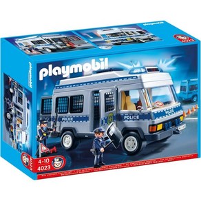 Playmobil 4023 - 경찰 운송 차량 모델 유틸리티 차량