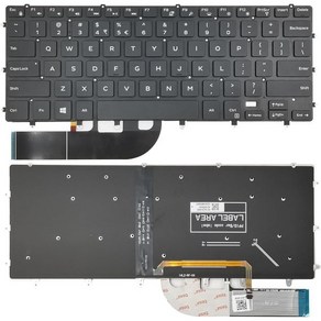 Dell Inspion 15 7579 7558 7568 XPS 9550 9560 9570 Pecision 5530 5510 5520과 호환되는 노트북 교체용 키보드 백라이트, Dell Inspion 15 7579 7558 756