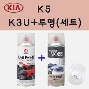 기아 K5 K3U 어비스블루 주문 스프레이 페인트 + 투명스프레이 200ml, 1개