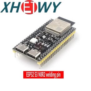 ESP32 S3 코어 보드 온보드 WROOM1N16R8 N8R2 ESP32S3 DevKitC1 모듈 개발 보드 1 개, 2) N8R2 Welding pin, 2) N8R2 Welding pin