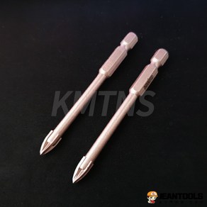 타일나라 유리 드릴 비트 십자 6.5 x 75mm 개당, 1개