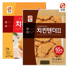 팔도맛쟁이 사조오양 치킨너겟 1kg+치킨텐더 1000g