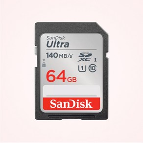 샌디스크 울트라 SDXC SD 카드 64GB/DUNR, 64GB, 1개