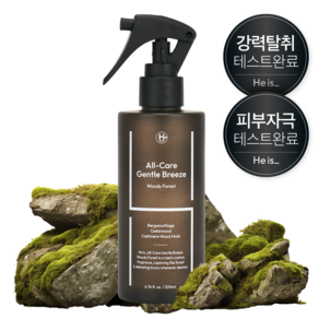 히이즈 젠틀브리즈 우디포레스트 섬유탈취제 실내방향제 다용도탈취제 항균, 1개, 200ml