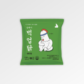 잠백이 벅업닭 닭가슴살 대파크림, 10개, 120g