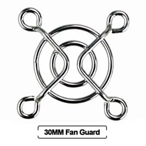 선풍기 금속 보호 커버 그릴 냉각 가드 30mm 40mm 50mm 2 개, 02 30MM Fan Gill, [03] 30MM Fan Gill