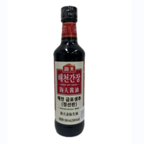 한인몰 해천 금표생추간장 조미료 양조간장 일급간장 진간장 맛간장 500ml