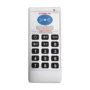 USB 스마트 카드 리더기 IC ID 은행 휴대용 주파수 125Khz-13.56MHZ NFC 라이터 리더, 1개, 1) White