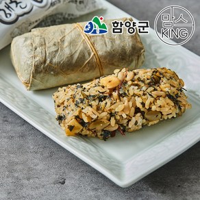 [함양군]화신영농조합 숨쉬는 연잎밥 150g 3개+해초밥 80g 3개, 1세트, 690g